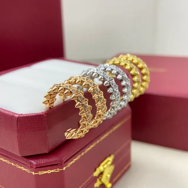 Cartier Juste un Clou Spiked Pavé Hoop Rings 2