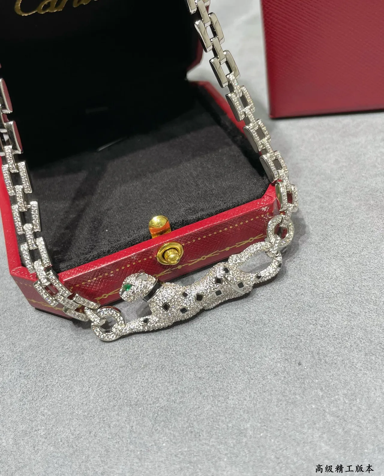 Cartier Panthère Pavé Diamond Panther Necklace 4