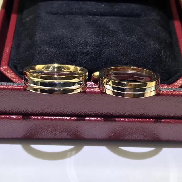 Cartier Trinity Tri-Color Gold Stacked Rings 3