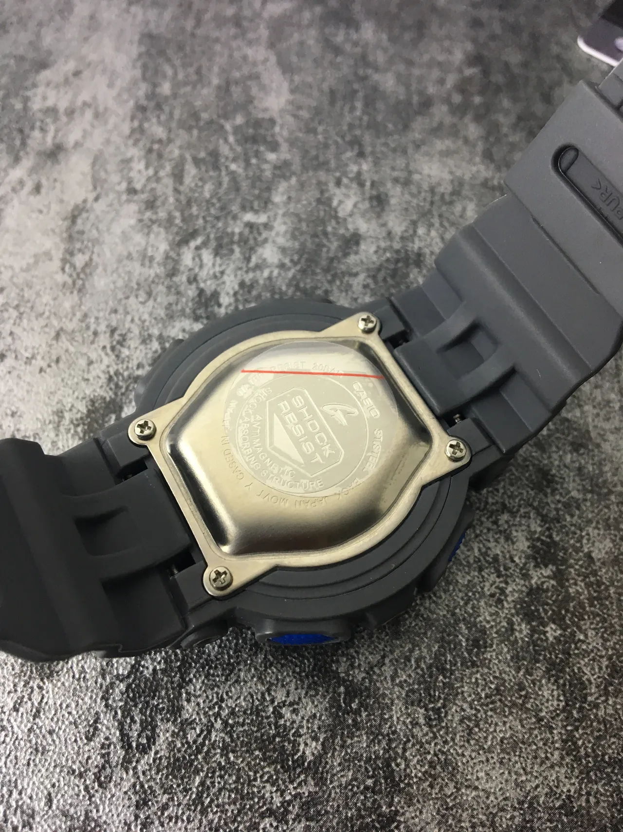 Casio Baby-G 灰色和蓝色 模拟数字 运动手表 3