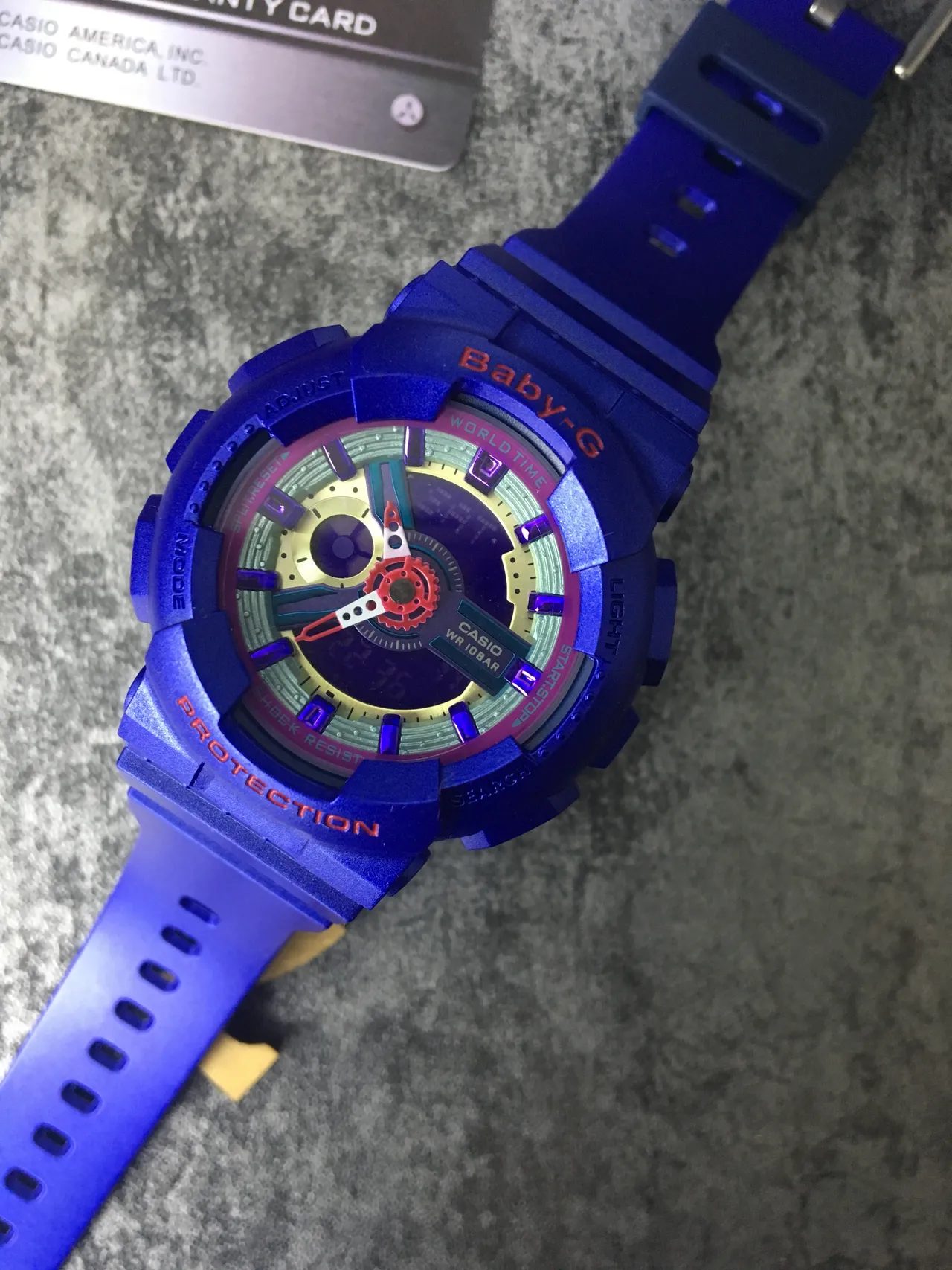 Casio Baby-G बहुरंगी अकसेंट स्पोर्ट्स वॉच 5