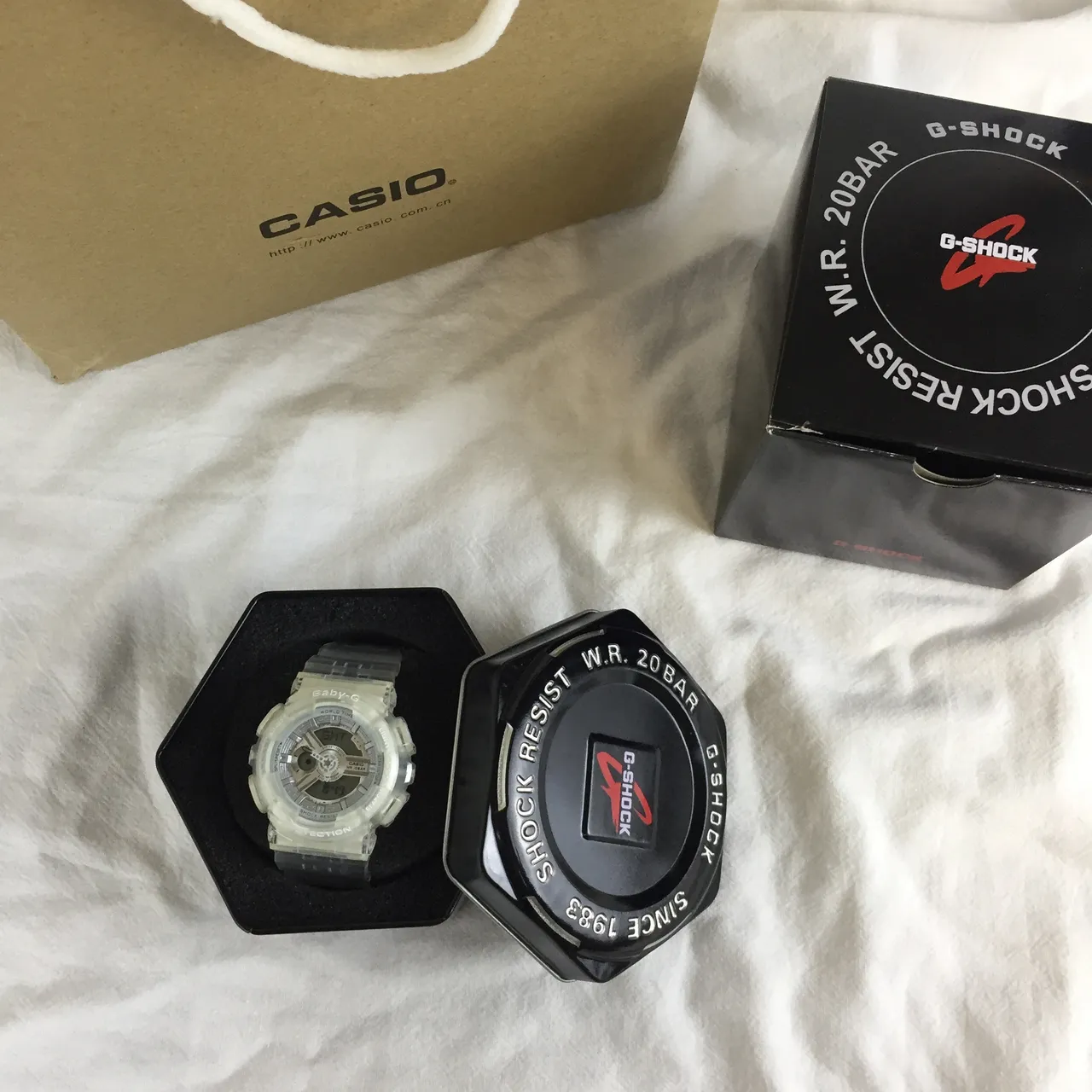 Casio Baby-G Montre sportive en résine translucide analogue-digital 6