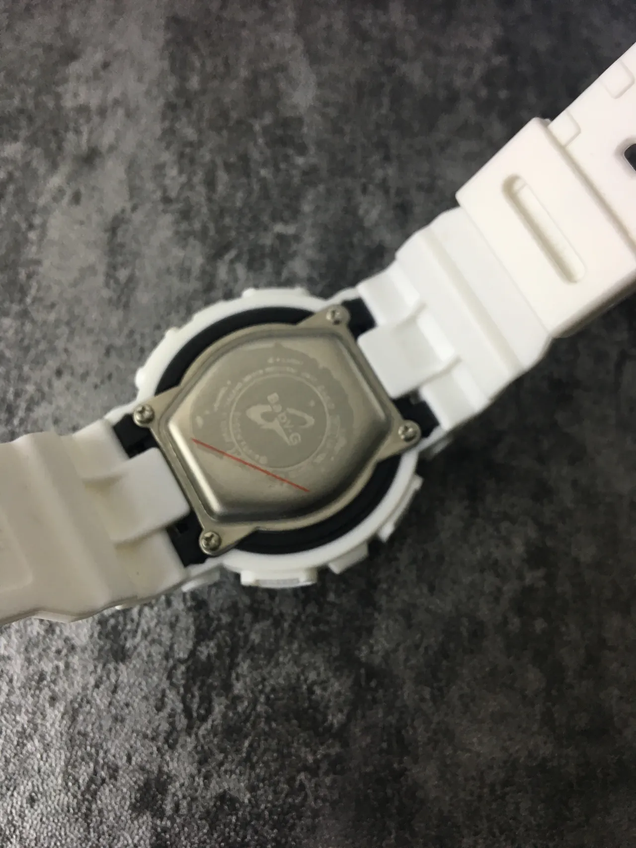 Casio Baby-G White Pink Rugged Analog-Digital Resin Case Watch 3