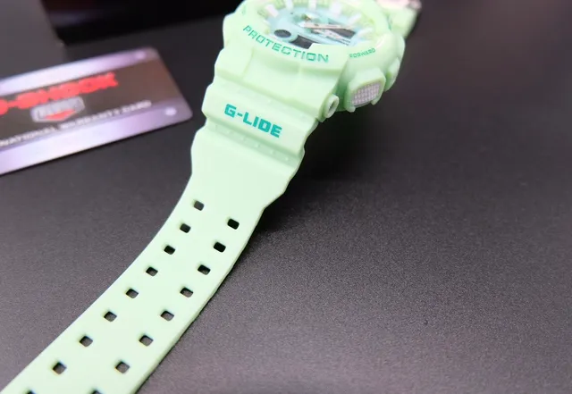 Casio G-Shock G-Lide Vert Menthe Analogique-Digital Montre Sport 2