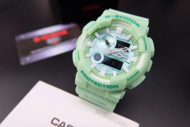 Casio G-Shock G-Lide Vert Menthe Analogique-Digital Montre Sport 4