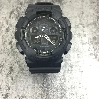 Casio G-Shock GA-100 Black Analog-Digital Sports Watch