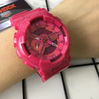 Casio G-Shock GA-100 Pink Resin Sports Watch