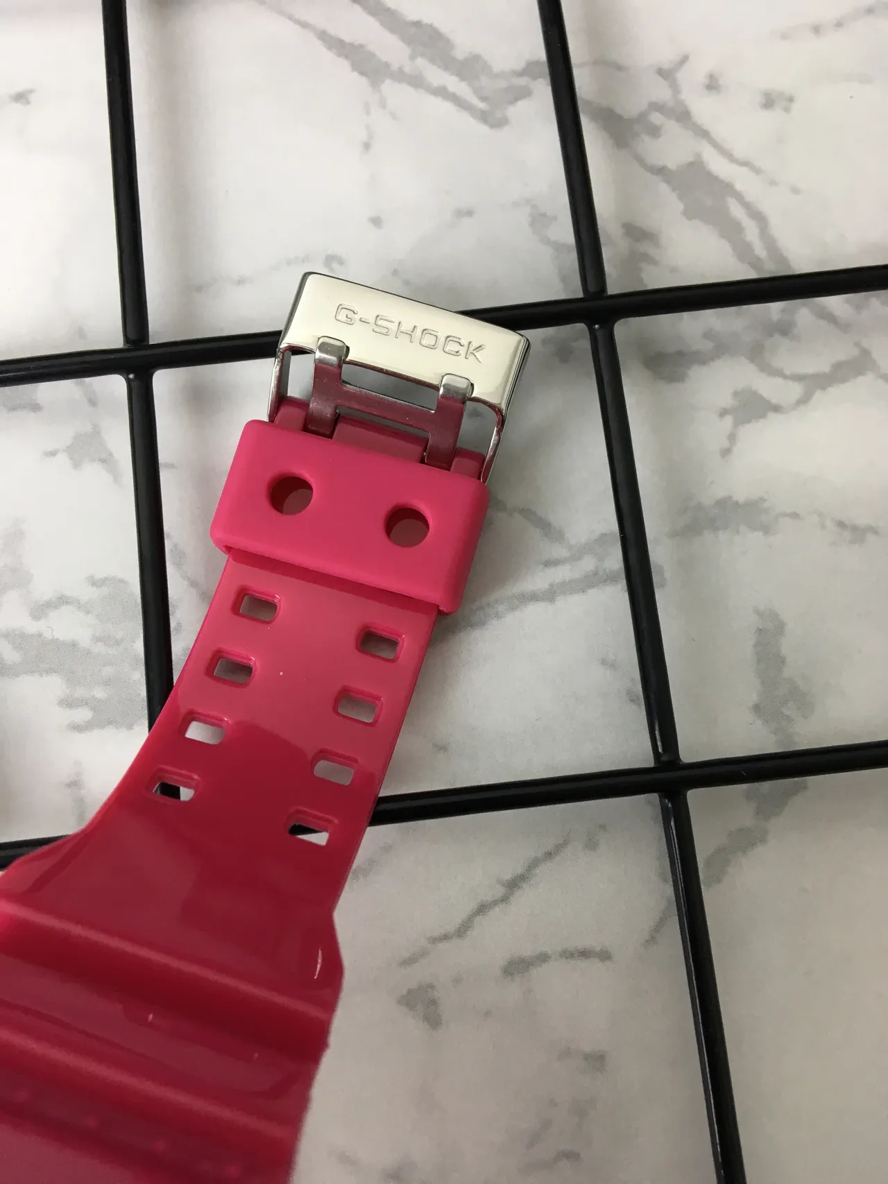 Casio G-Shock GA-100 Pink Resin Sports Watch 5