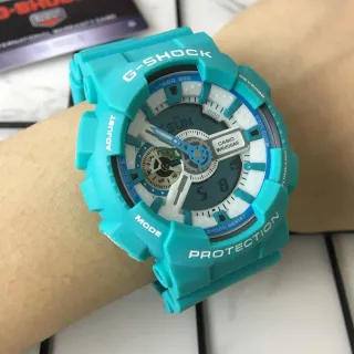 Casio G-Shock GA-100 Turquoise Sports Watch
