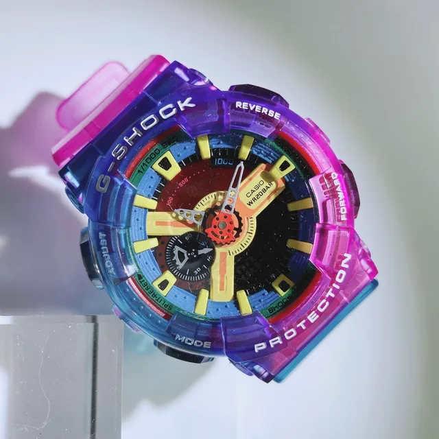 Casio G-Shock GA-110 Reloj Deportivo Translúcido Multicolor 1