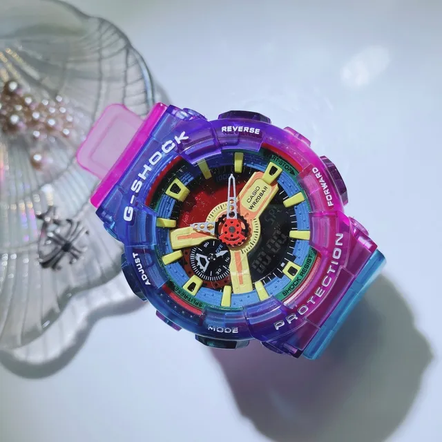 Casio G-Shock GA-110 Reloj Deportivo Translúcido Multicolor 7