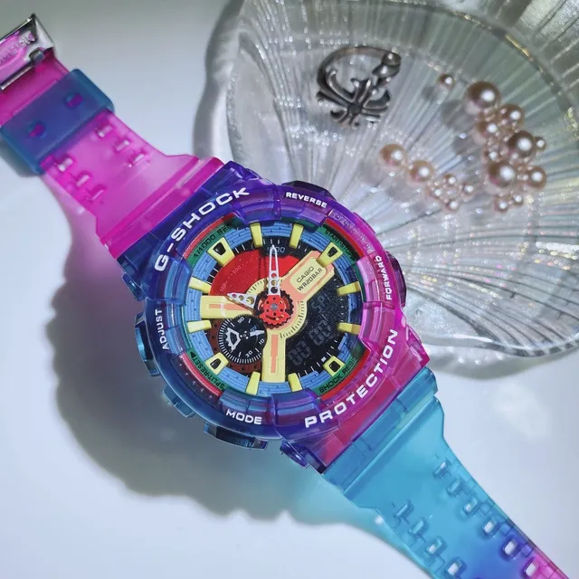 Casio G-Shock GA-110 Reloj Deportivo Translúcido Multicolor 8