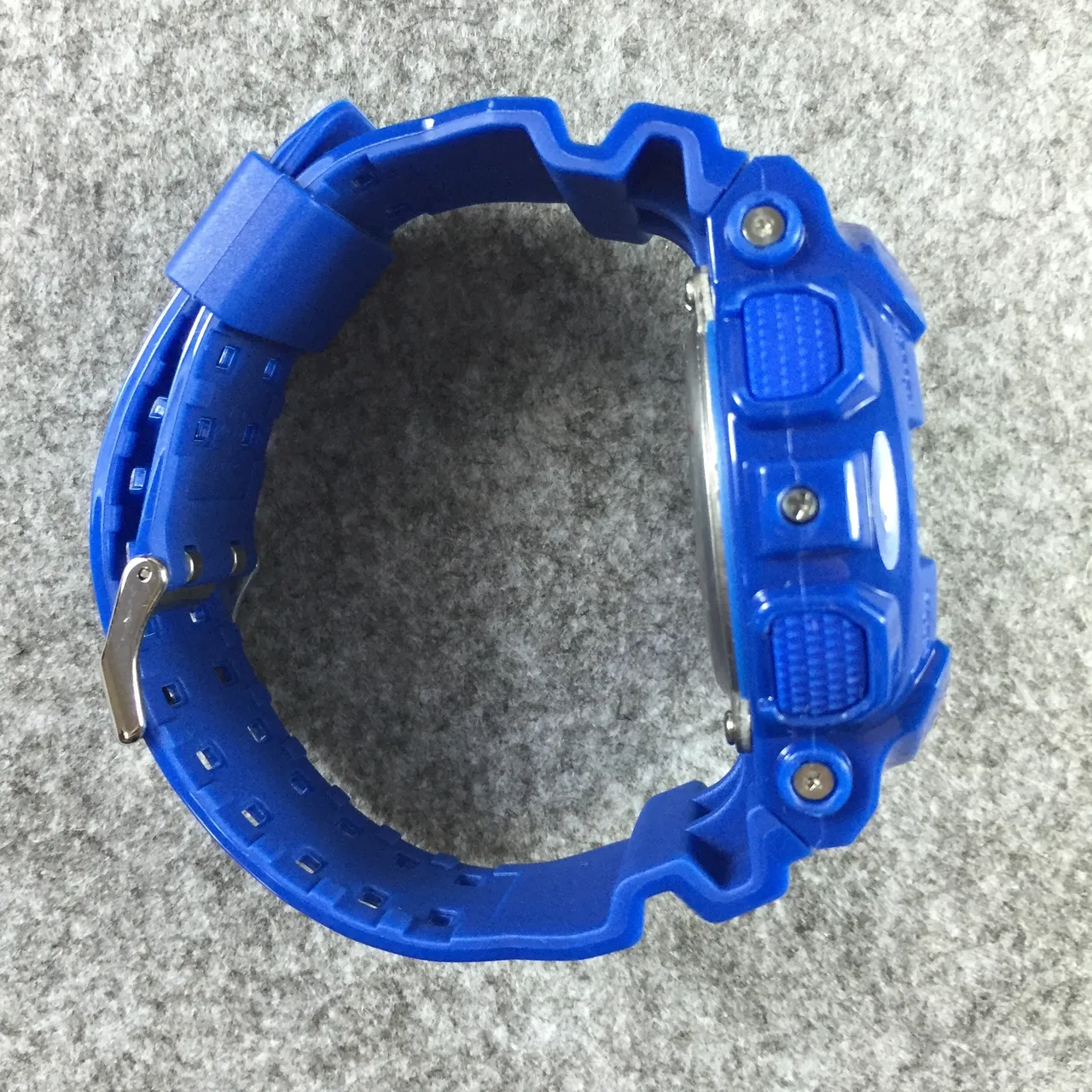 Casio G-Shock GA-110 半透明蓝色酸橙绿色运动手表 10
