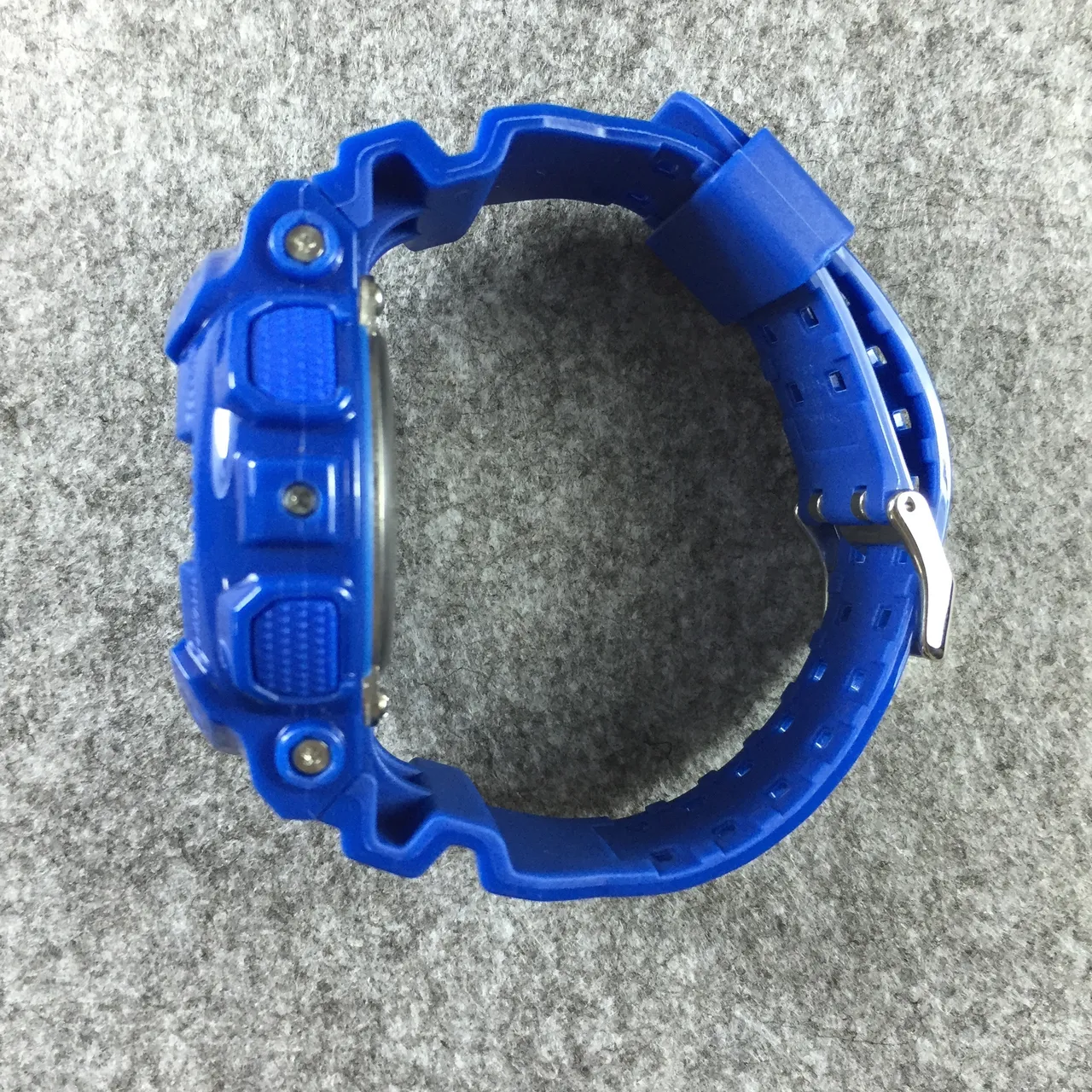 Casio G-Shock GA-110 半透明蓝色酸橙绿色运动手表 11