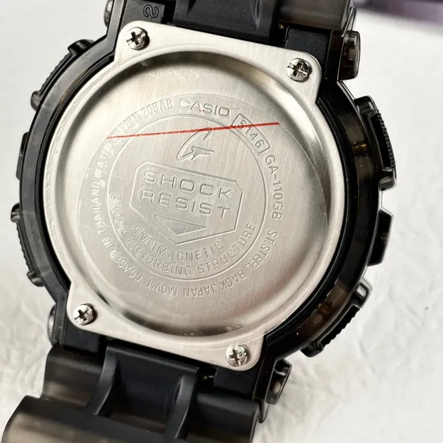 卡西欧 G-Shock GA-110 半透明烟灰色 运动手表 2