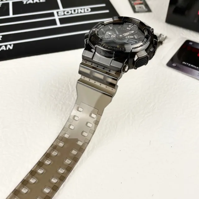 卡西欧 G-Shock GA-110 半透明烟灰色 运动手表 4