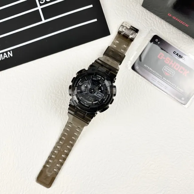 卡西欧 G-Shock GA-110 半透明烟灰色 运动手表 5