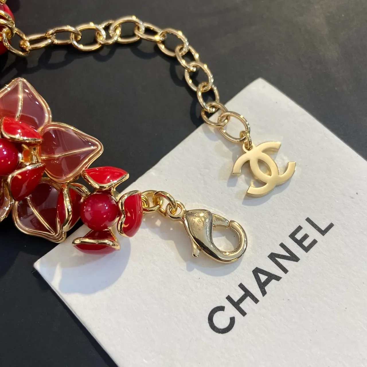 Chanel Choker Floral Émail et Pierre 2