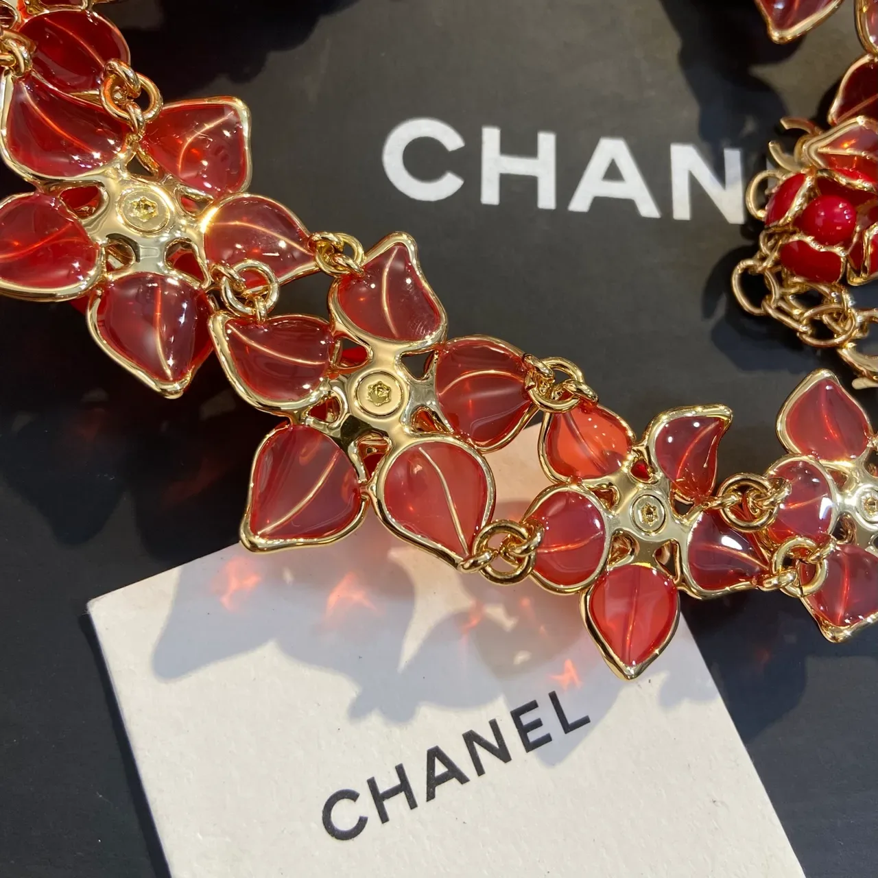 Chanel Choker Floral Émail et Pierre 3