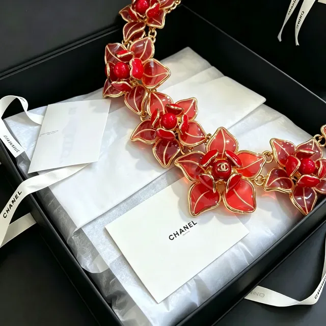 Chanel Choker Floral Émail et Pierre 6