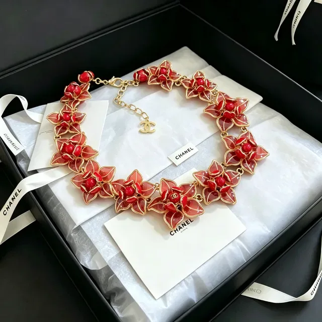 Chanel Choker Floral Émail et Pierre 8