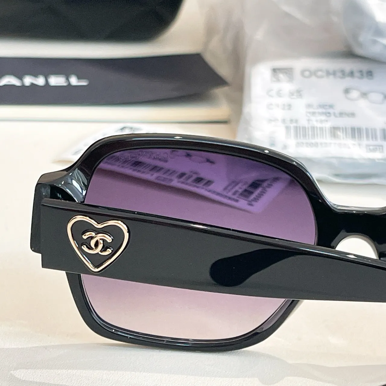 Chanel OCH3438 نظارات شمسية مربعة أسيتات تدرج 4