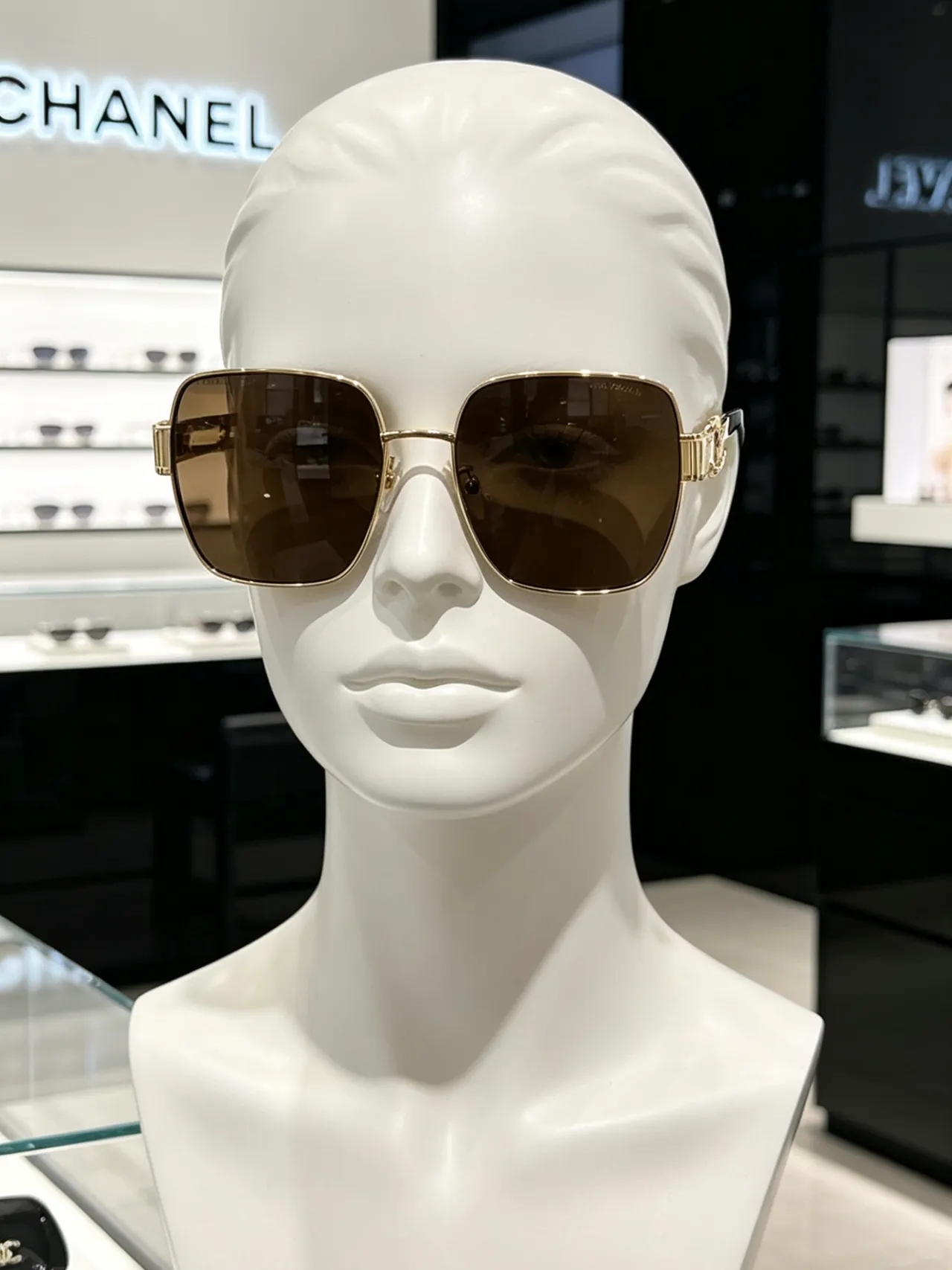 Chanel Oversized Square Gradient Brown Sunglasses 3