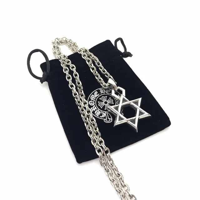 Chrome Hearts Corrente Cross & Spike Prata Preto Pingente Ornamentado Gótico Colar Sterling 5
