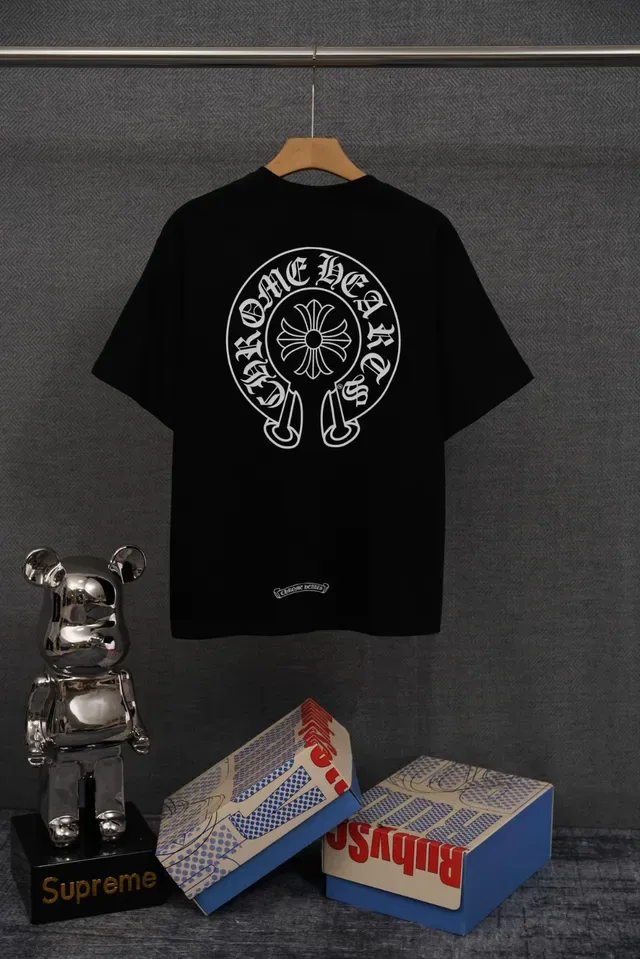 Chrome Hearts 图案Logo黑色T恤 4