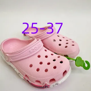 Crocs Classic Clog وردي شفاف مولد EVA متهو علوي كلوج