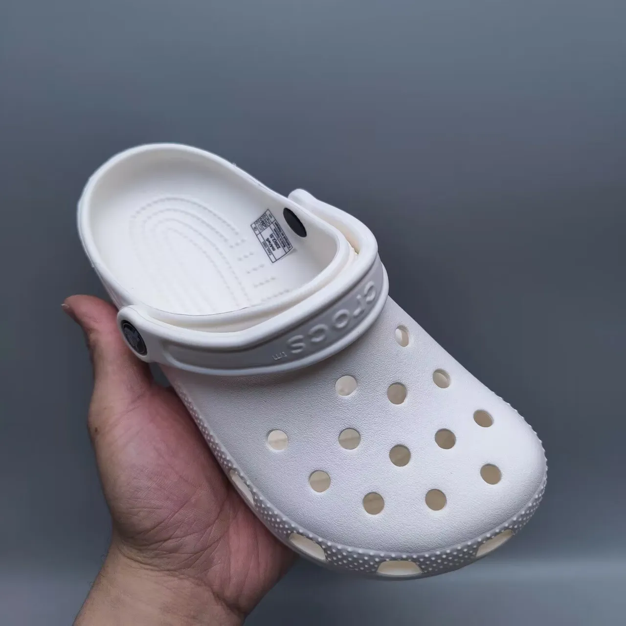Crocs Classic Clog White Foam Clog 5