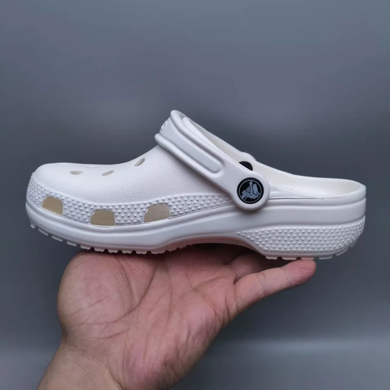 Crocs Classic Clog White Foam Clog 8