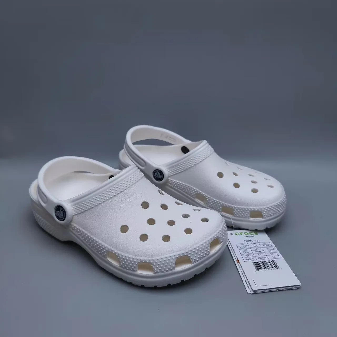 Crocs Classic Clog White Foam Clog 9