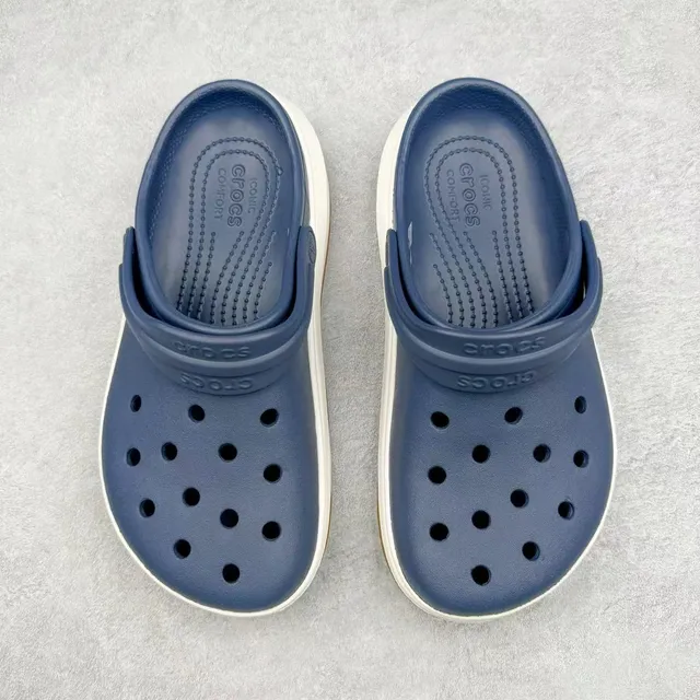 Crocs Echo Clog नेवी ब्लू प्लेटफॉर्म क्लॉग 2