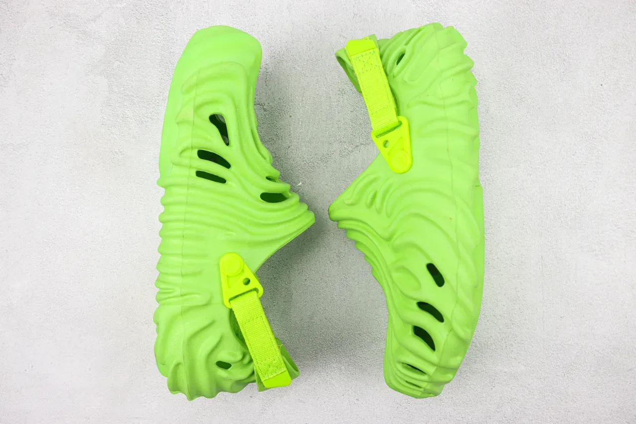 Crocs Echo Clog Neon Lime Green Molded Foam Clog 2