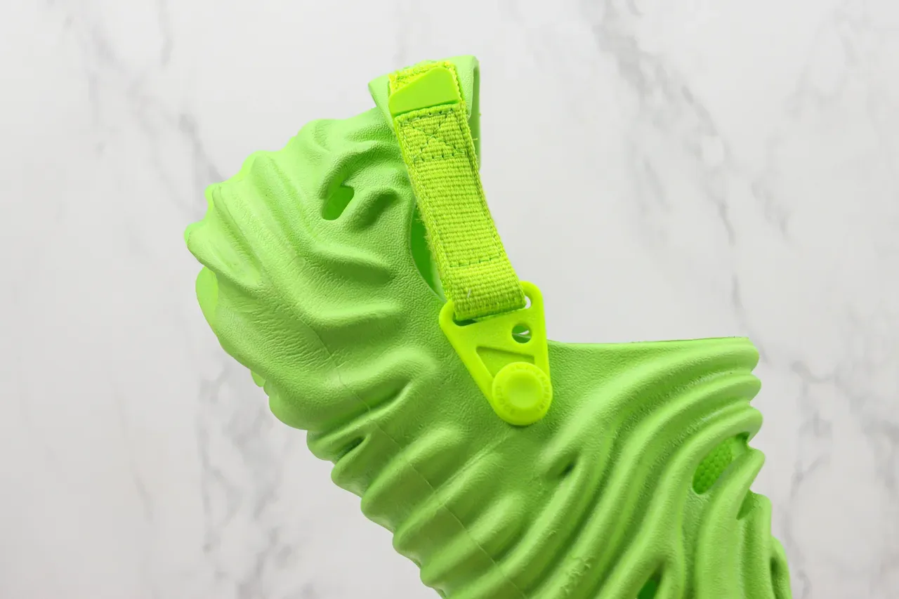 Crocs Echo Clog Neon Lime Green Molded Foam Clog 5