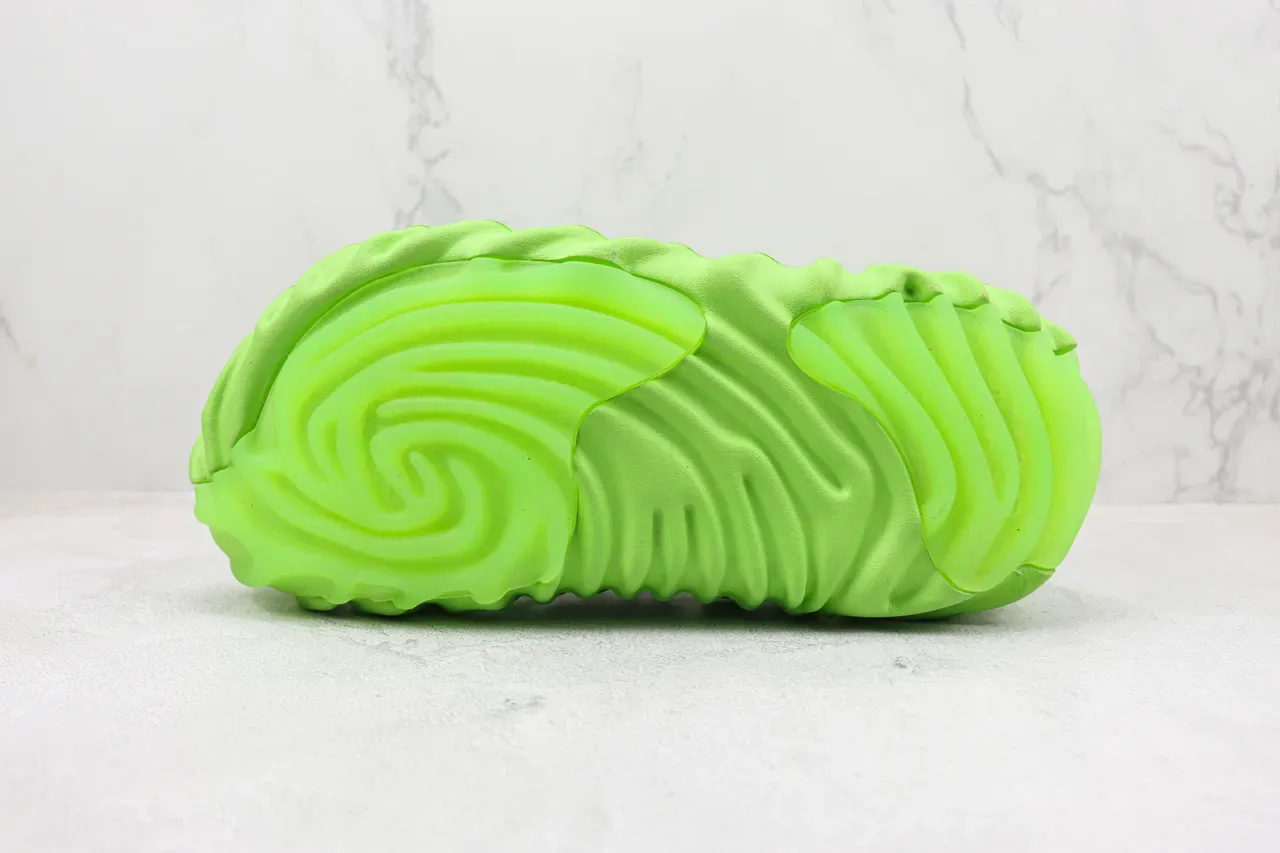 Crocs Echo Clog Neon Lime Green Molded Foam Clog 8