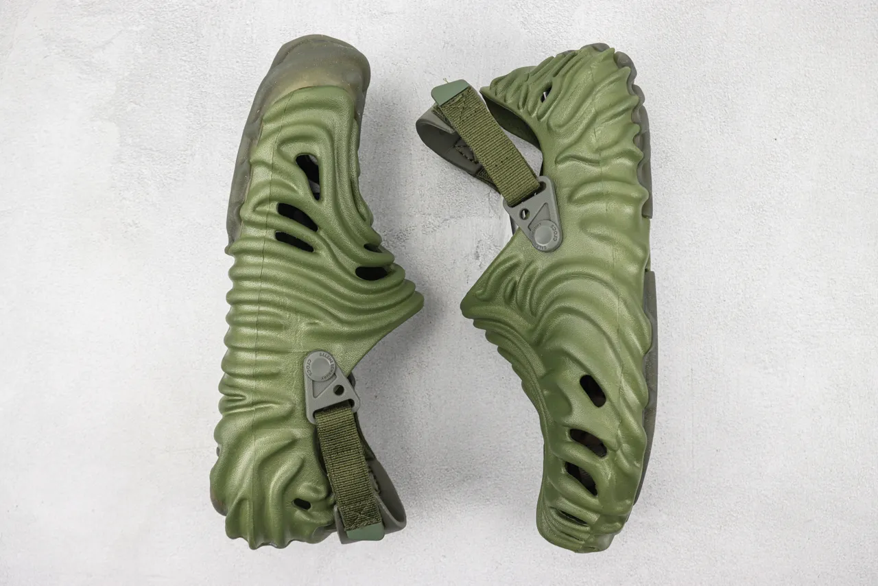Crocs Echo Clog Olive Green Molded Foam Clog 2