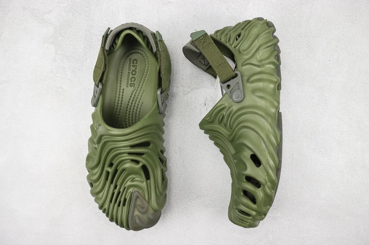 Crocs Echo Clog Olive Green Molded Foam Clog 3