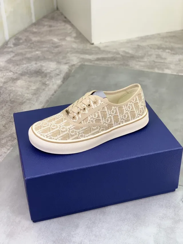Dior B23 Beige Oblique Monogram Zapatillas Lifestyle 4