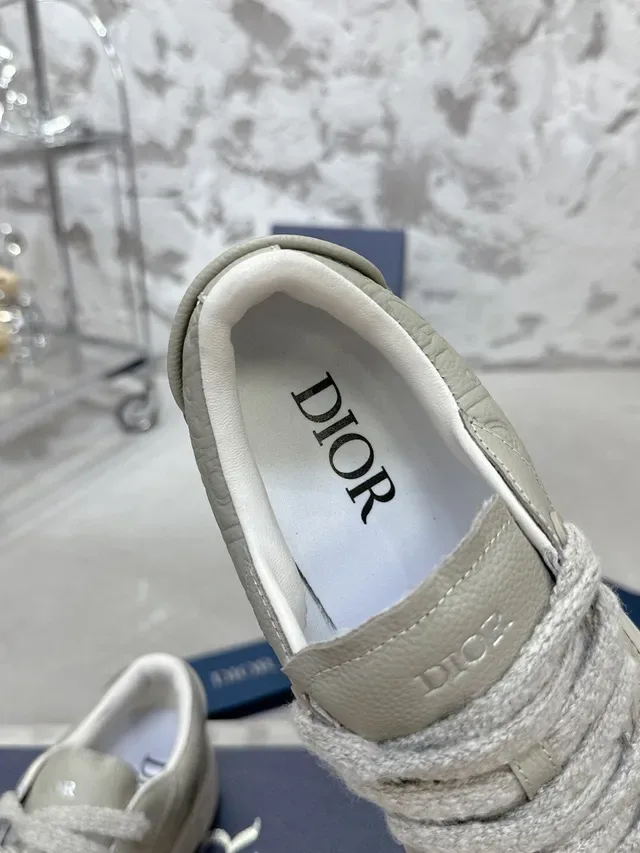 Dior B23 Zapatillas Lifestyle Beige Monograma Embossado 6