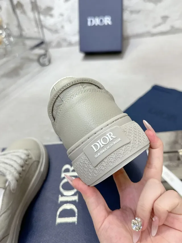 Dior B23 Zapatillas Lifestyle Beige Monograma Embossado 8