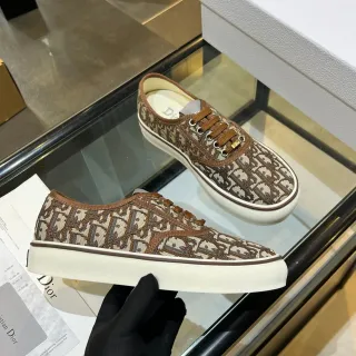 Dior B23 Monogram Canvas भूरा बीज लाइफस्टाइल स्नीकर