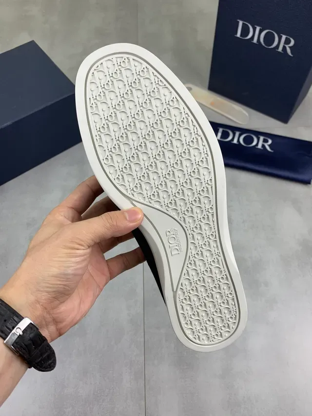 Dior Mocassin Noir Blanc Daim Bride Penny 2