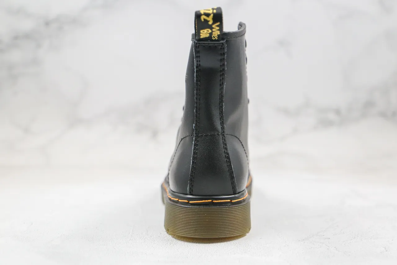 Dr. Martens 1460 কালো চিকন চামড়ার মার্টিন বুট 3