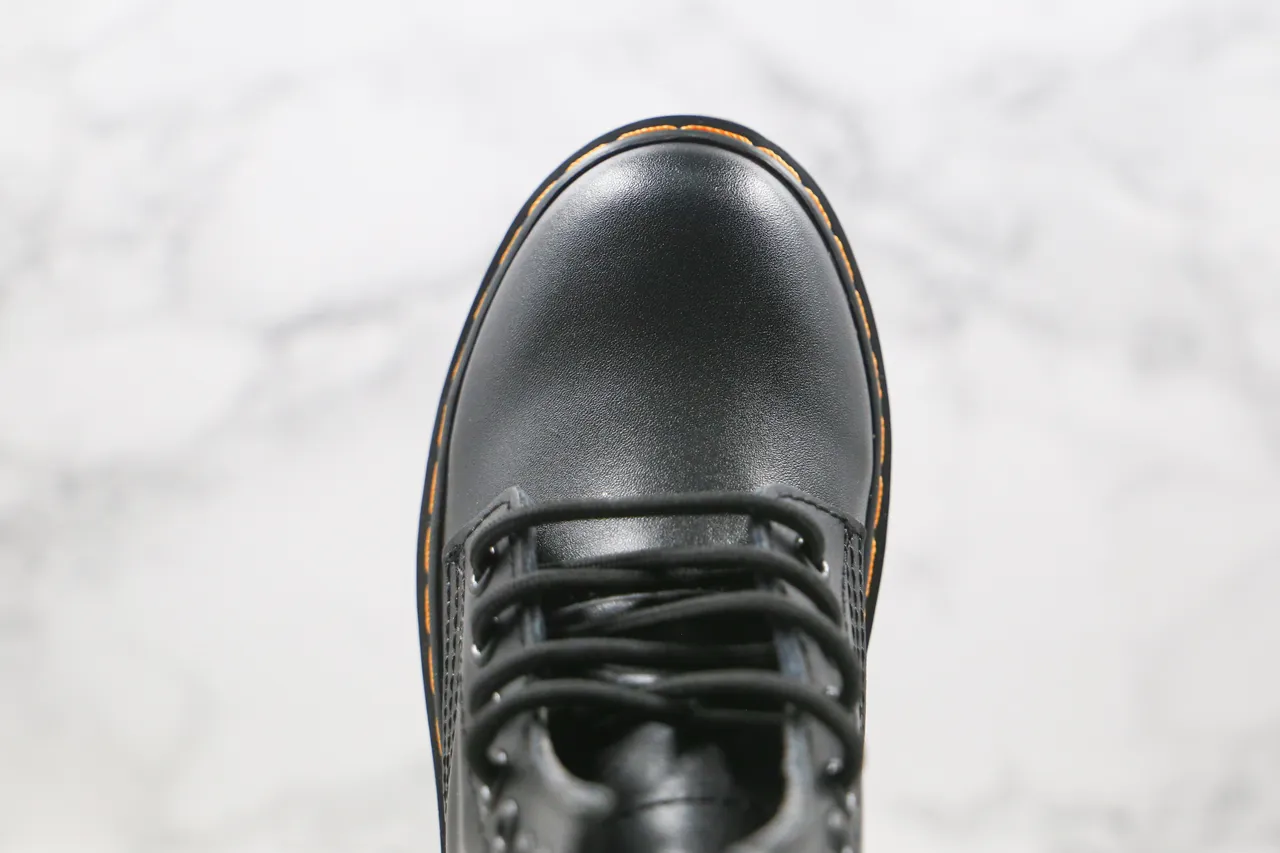 Dr. Martens 1460 কালো চিকন চামড়ার মার্টিন বুট 4