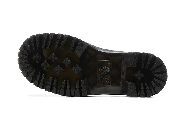 Dr. Martens Jadon Platform 黑色皮革牛津鞋 6