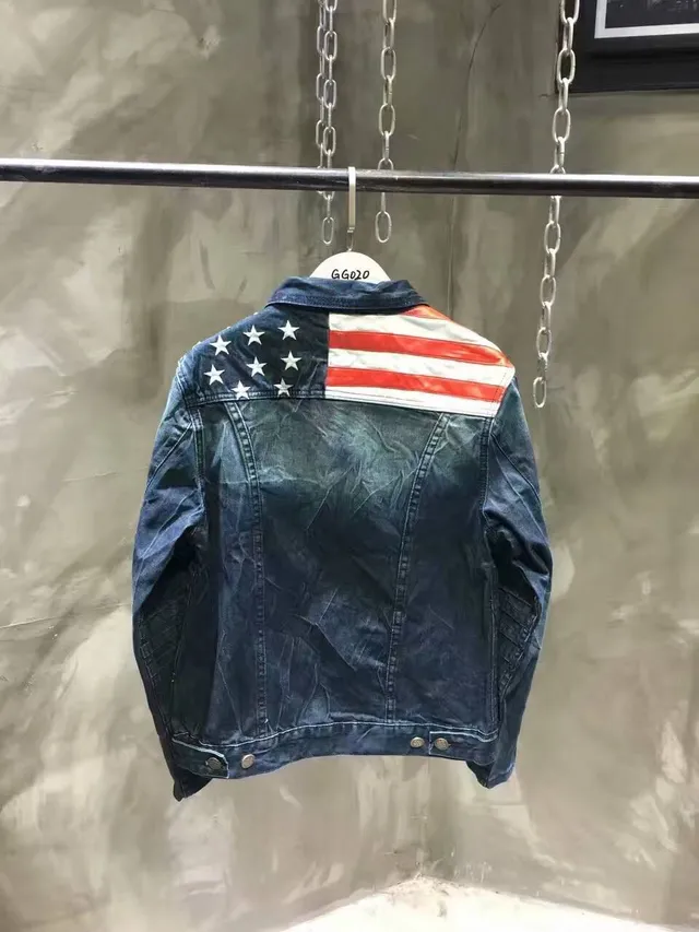 Dsquared2 American Flag Patch Denim Jacket 3