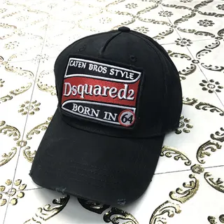 Dsquared2 ICON Caten Bros Style Gorra de béisbol roja 2