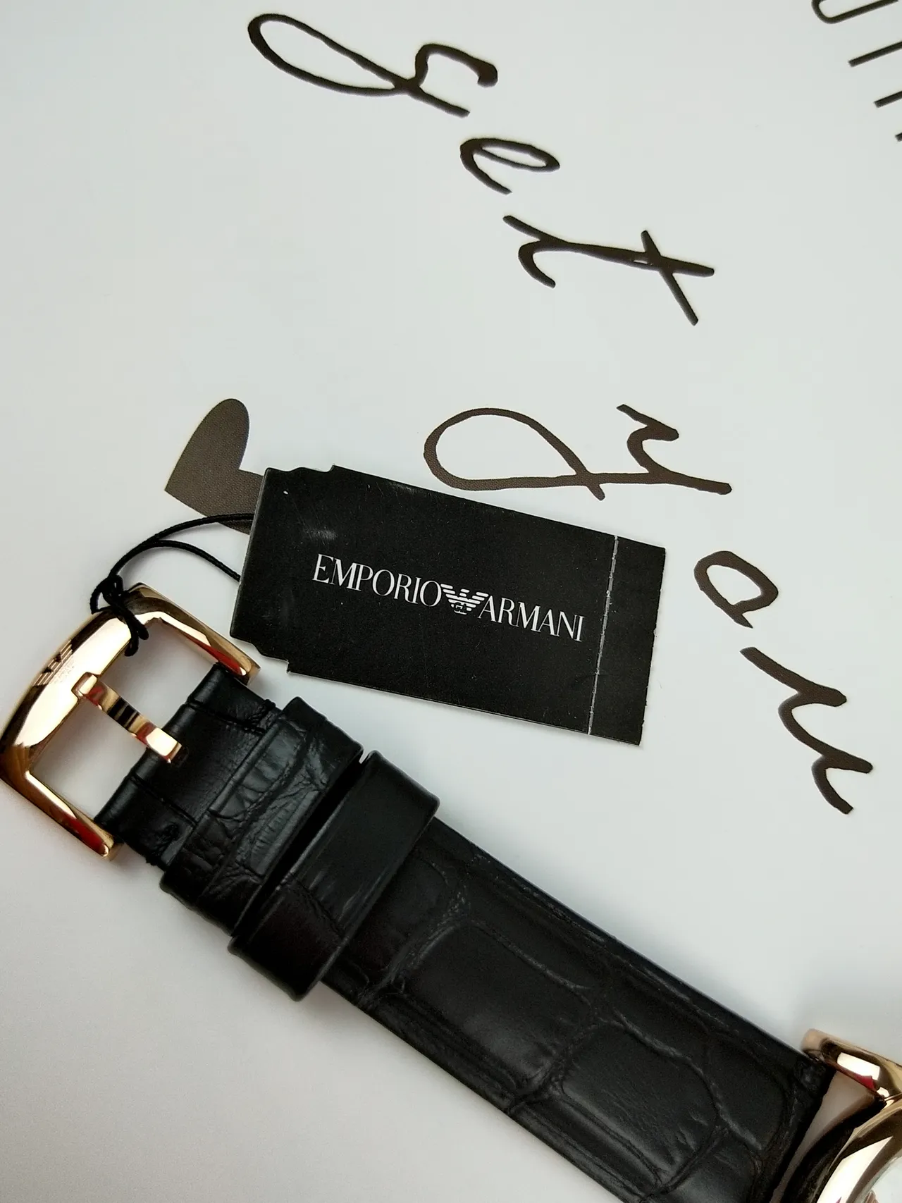 Emporio Armani Meccanico Skeleton Rose Gold-Tone Mechanical Watch 6